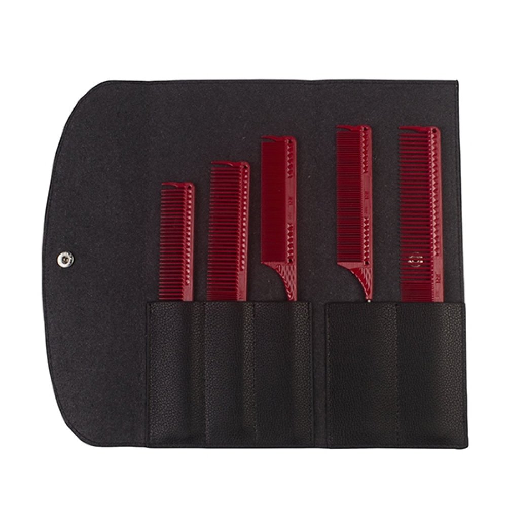 Set 5 piepteni -JRL - frizerie - Rosu 00005148