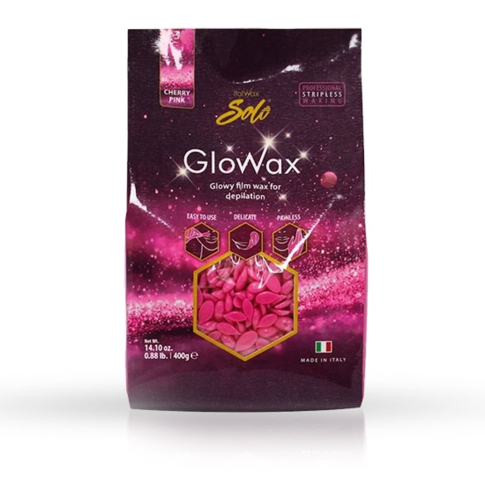Ceara epilatoare glowax - ITALWAX - Cherry Pink - 400 g 00003859
